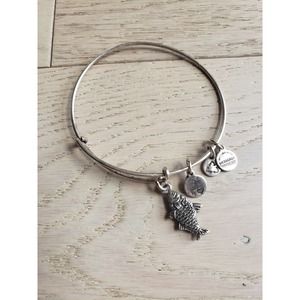 Alex and Ani Silver Fish Bracelet